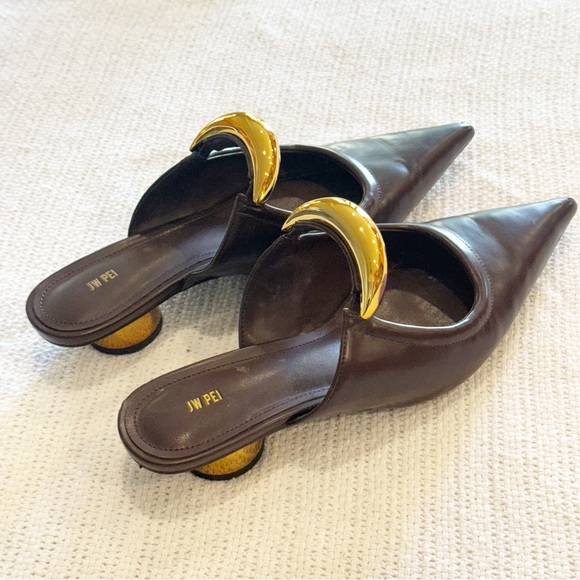 JW PEI HELENA PIERCED MULES- CLARET RED 8.5 - Picture 9 of 16